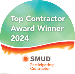 SMUD Participating Contractor - Top Contractor Award Winner 2024